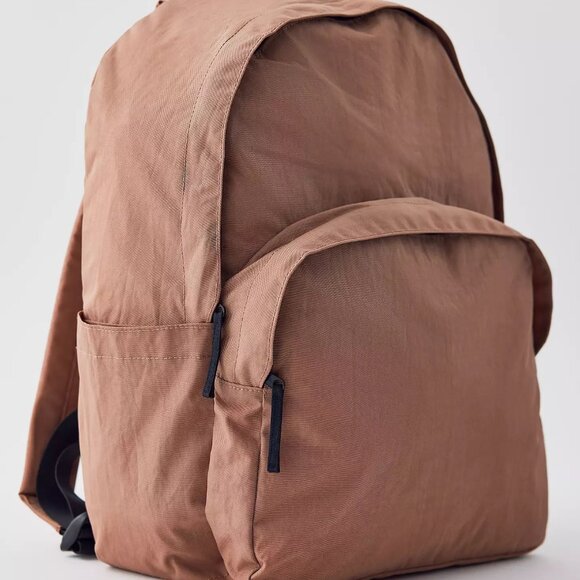 NWT Baggu Large Nylon Backpack - Cocoa